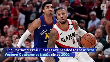 Blazers Defeat Nuggets Behind McCollum's 37-Point Performance