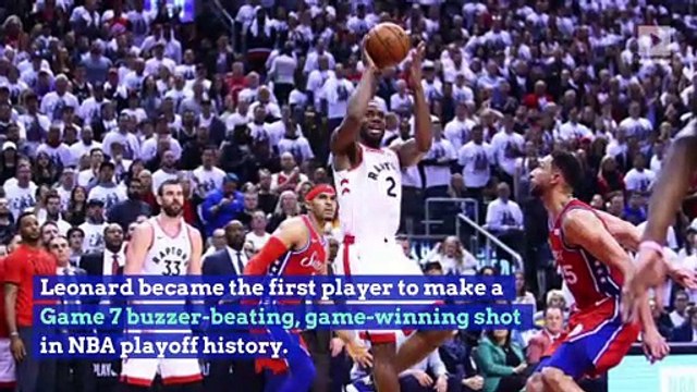 Kawhi Leonard Hits Historic Buzzer Beater in Raptors Win Over Sixers