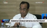 Pemerintah Turunkan Tarif Batas Atas Tiket Pesawat