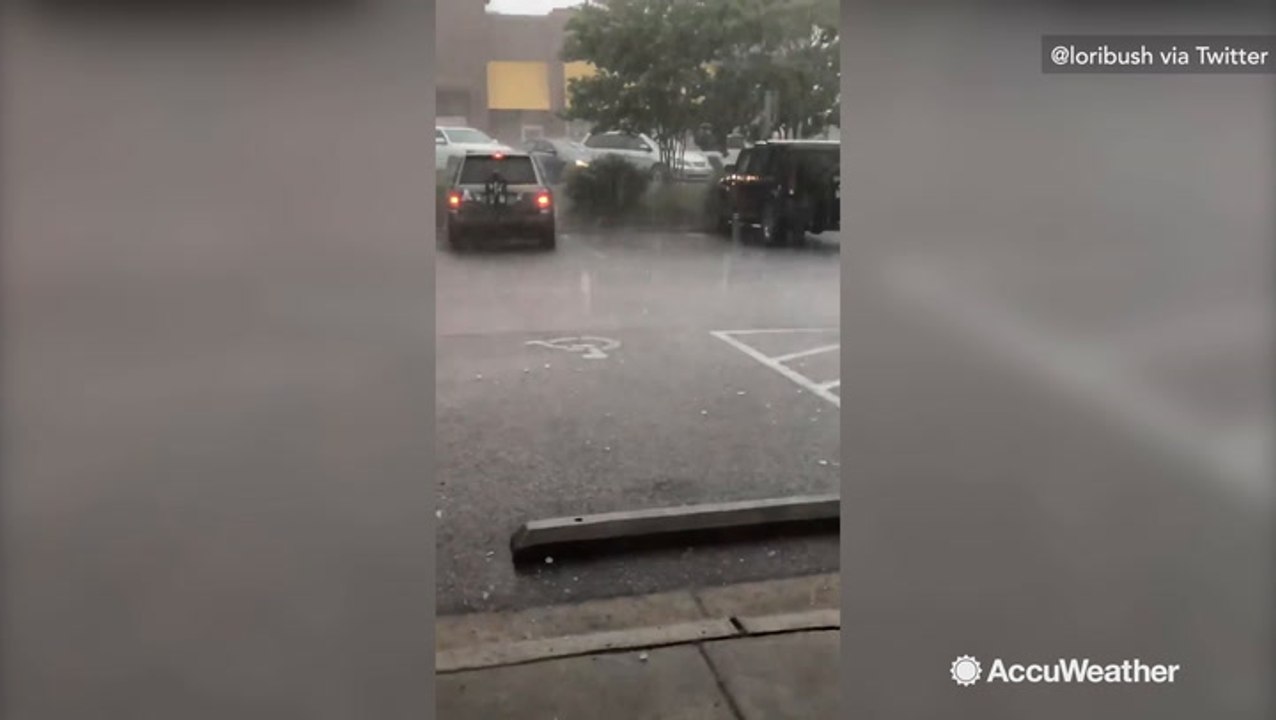 Severe storms bring hail, gusty winds