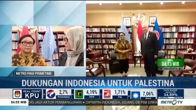 Menlu Retno Bertemu Menlu Palestina di New York