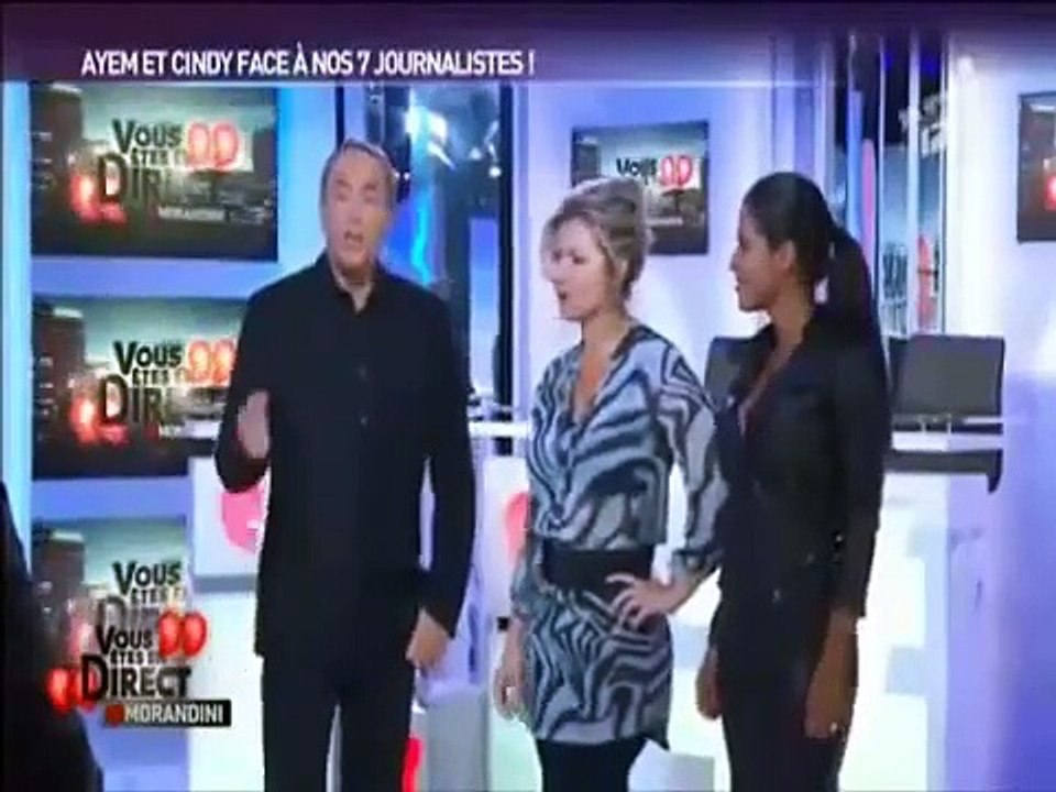 Cindy LOPES - Vous Êtes En Direct - 05 Septembre 2012 - NRJ12 - Jean-Marc Morandini