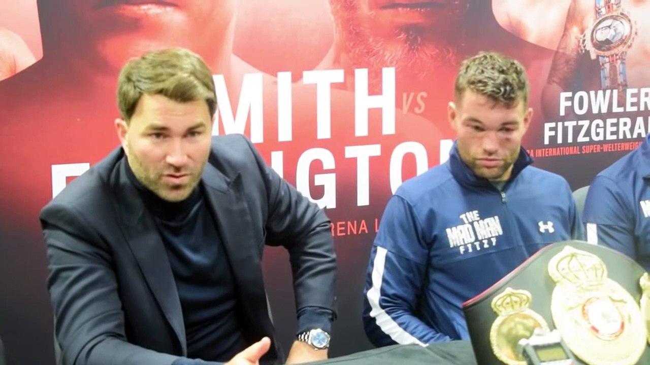 SCOTT FITZGERALD v ANTHONY FOWLER FULL POST FIGHT PRESS CONFERENCE WITH EDDIE HEARN / IN LIVERPOOL