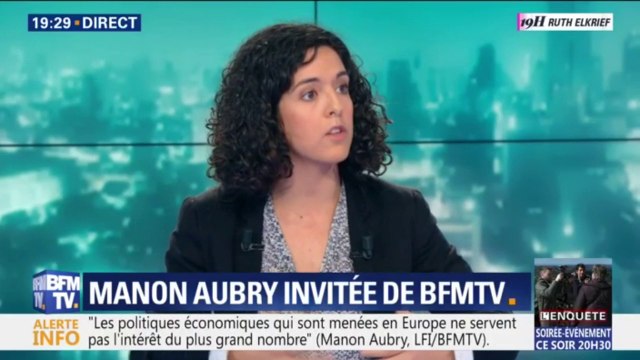 Les européennes, ce n'est pas le 2e tour de la présidentielle , estime Manon Aubry
