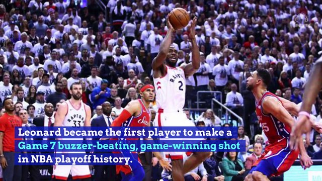 Kawhi Leonard Hits Historic Buzzer Beater in Raptors Win Over Sixers