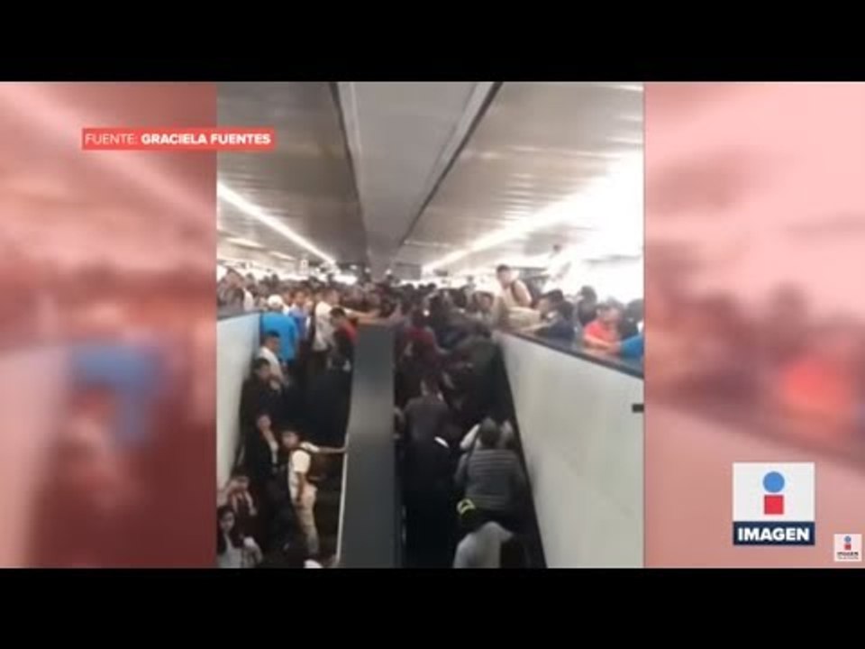 Cuatro heridos por accidente en escaleras eléctricas de Pantitlán | Noticias con Ciro Gómez