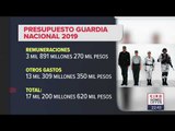 Destinarán 17 mil mdp a la Guardia Nacional en 2019 | Noticias con Ciro Gómez Leyva