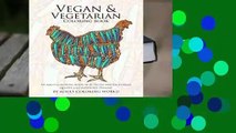 Full version  Vegan & Vegetarian Coloring Book: An Adult Coloring Book of 40 Vegan and Vegetarian