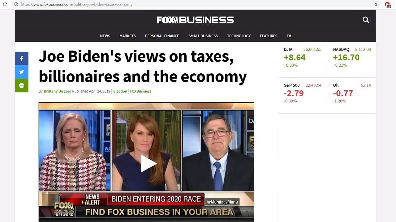 Joe Biden starts Presidential bid with big lobbyists and donors