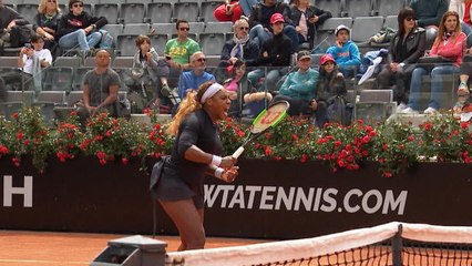 Rome - Serena, retour gagnant