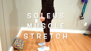 Chronic Ankle Sprains and Strain - Soleus Calf Muscle Stretch
