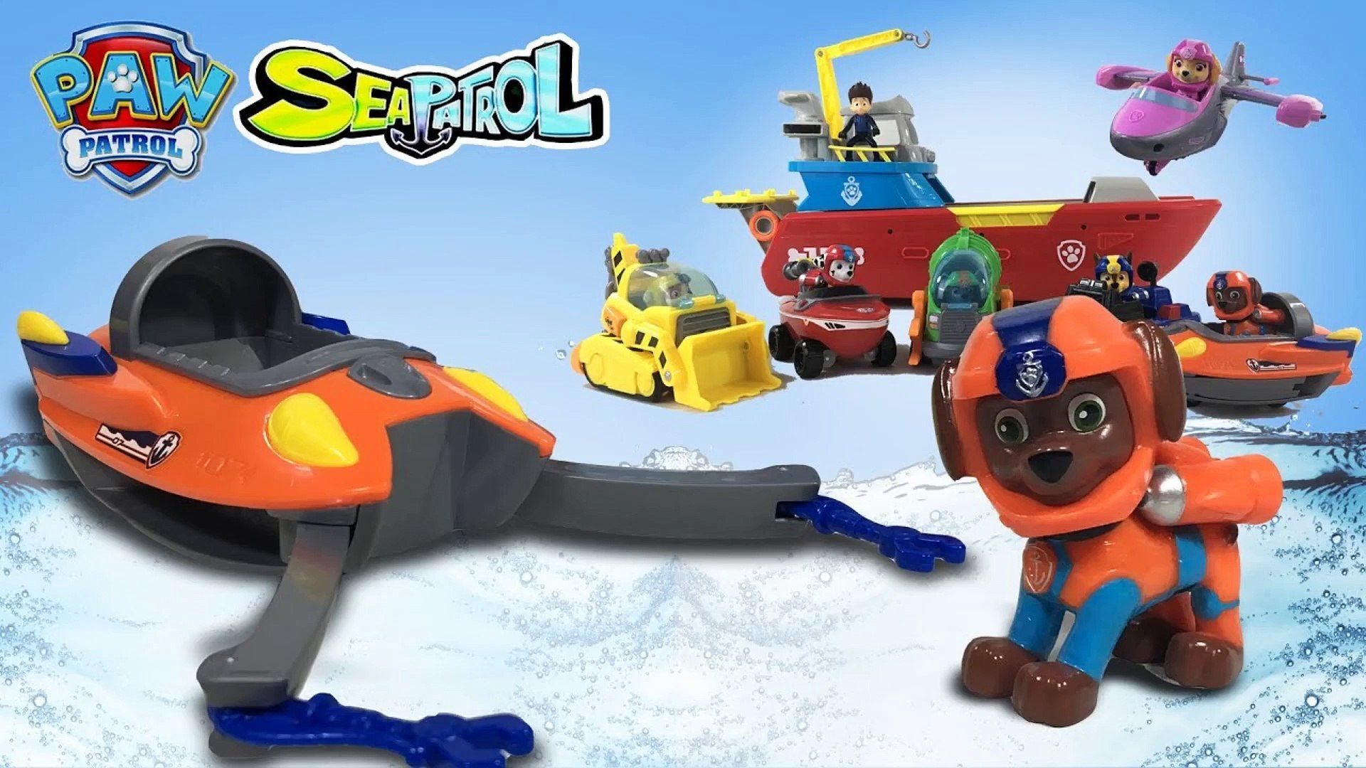 Paw patrol clearance sea patrol toys