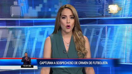 Policía capturó a sospecho del crimen de futbolista