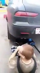 Contrôle pollution d'une voiture version russe... efficace