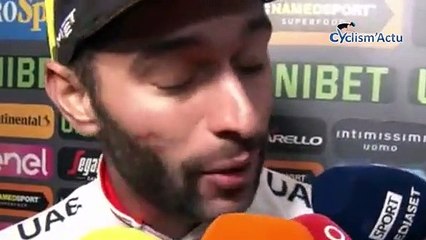 Tour d'Italie 2019 -Fernando Gaviria : "C'est Elia Viviani qui a gagné !"