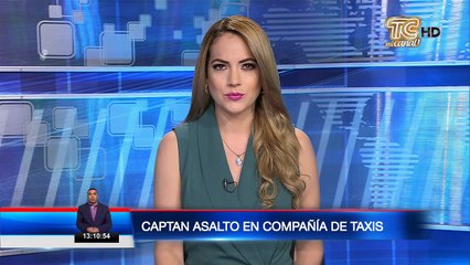 Violento asalto fue captado en una compañía de taxis