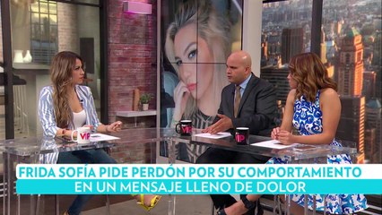 Frida Sofía pide perdón por su comportamiento en un mensaje lleno de dolor