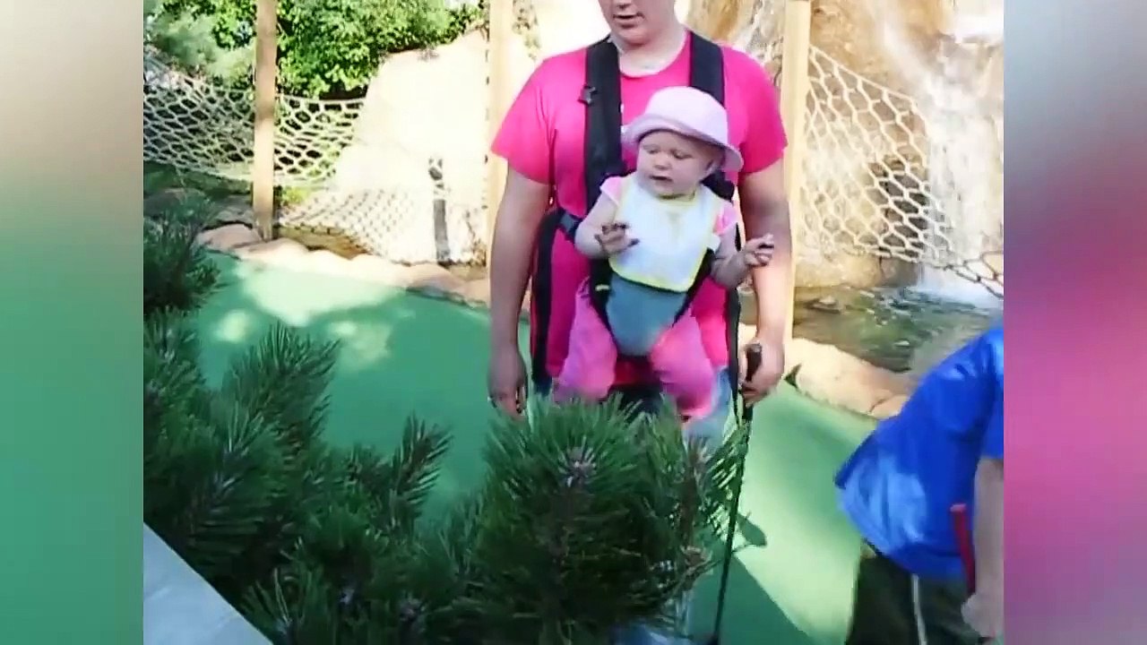 Funny Baby's Outdoor Moments