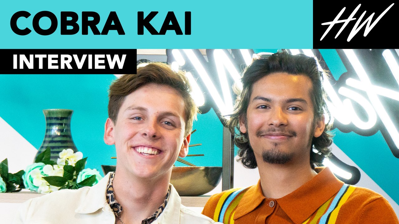 "Cobra Kai" Jacob Bertrand & Xolo Maridueña Reveal Why Peyton List Made Them Nervous! | Hollywire