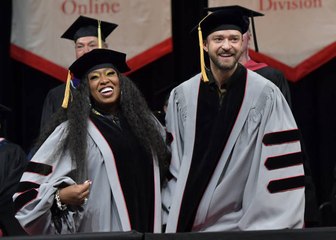 Justin Timberlake and Missy Elliot Receive Honorary Doctorates From Berklee College