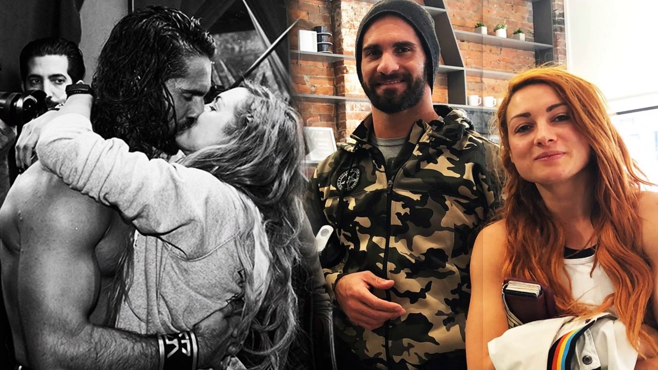 Seth Rollins Posts Photo Kissing Becky Lynch Backstage at WWE Event