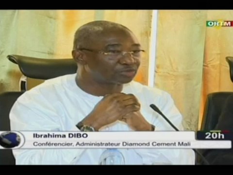 ORTM/Conférence de presse de Diamond Cement Mali