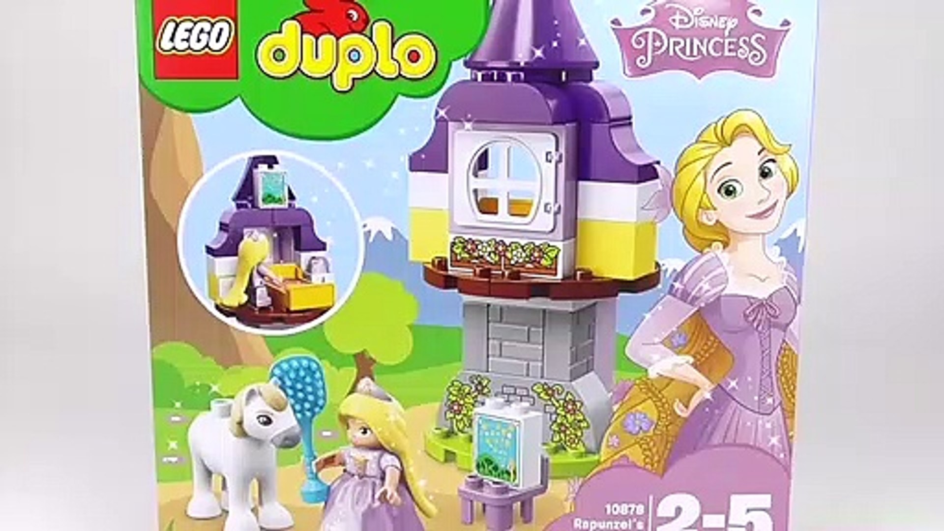Radar Musgo antecedentes LEGO DUPLO Disney Princess Rapunzel's Tower (10878) - Toy Unboxing and  Build - video Dailymotion