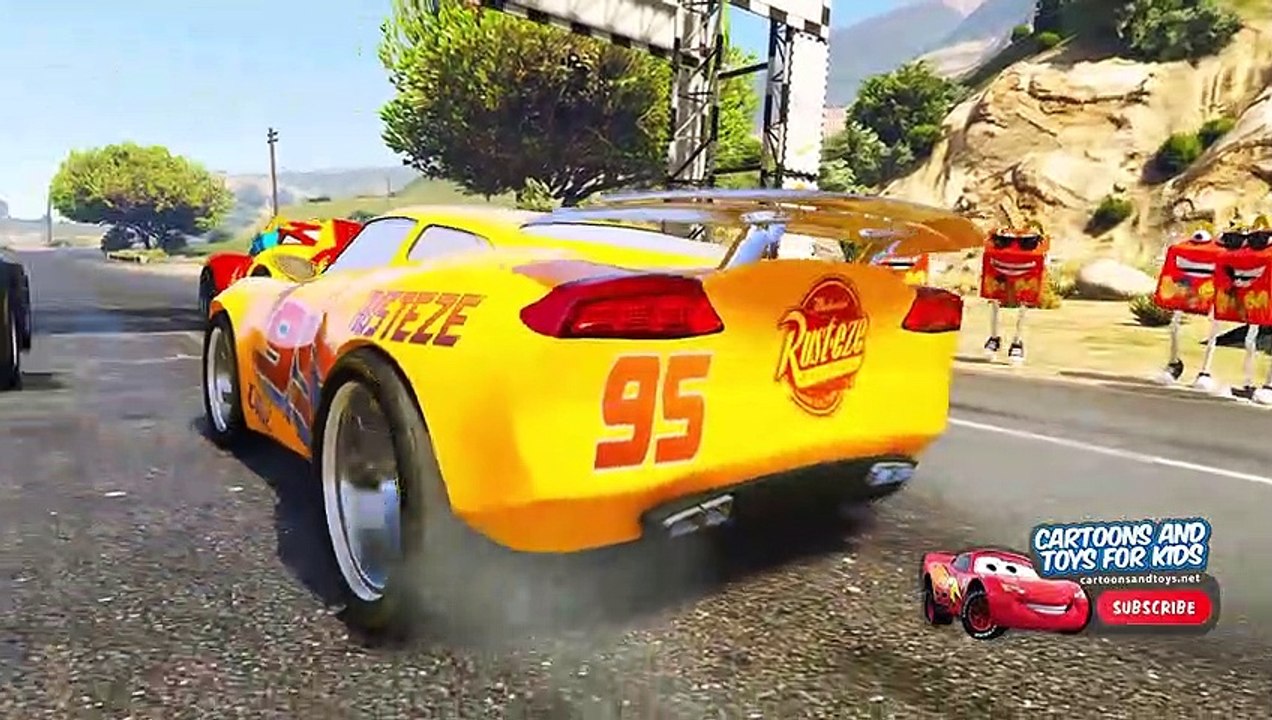 Happy Meal Lightning Mcqueen Racing Compilation 1 - Happy Meal Cartoons For Kids