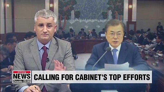President Moon likely to call on ministers to up their efforts as Moon admin. enters third year