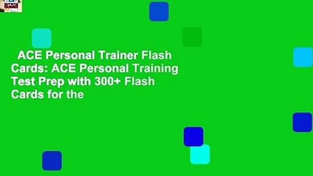 ACE Personal Trainer Flash Cards: ACE Personal Training Test Prep with 300+ Flash Cards for the