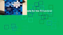 [Read] Research Methods for the Behavioral Sciences  For Full