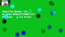 About For Books  The Art of LEGO MINDSTORMS EV3 Programming  For Kindle