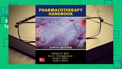 Full version  Pharmacotherapy Handbook, Tenth Edition  Review