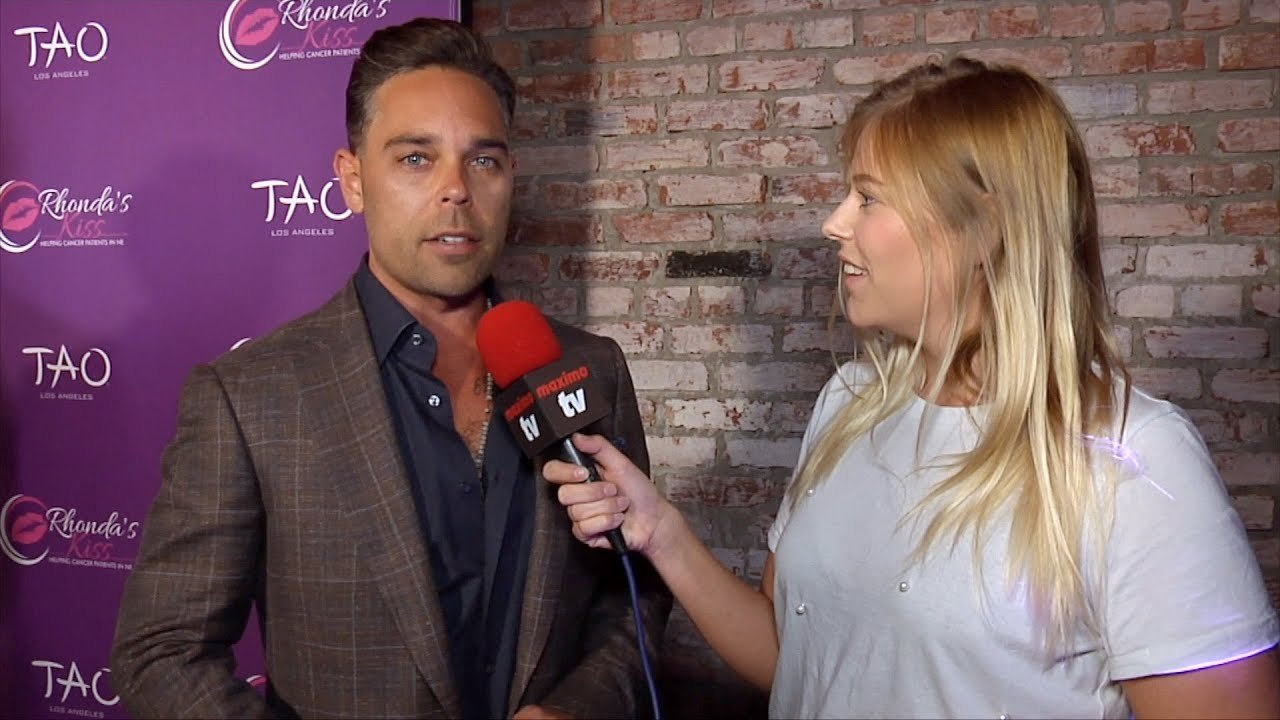 Kyle Stefanski Interview Rhonda's Kiss Good Fortune Gala Purple Carpet