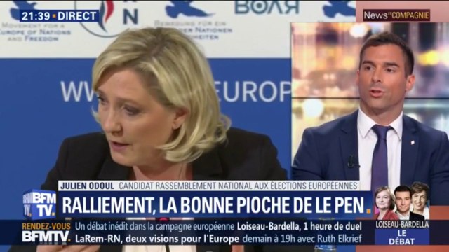 Un candidat du RN aux européennes se réjouit du soutien d'un élu LFI: La vocation du RN c'est rassembler tous les amoureux de la France