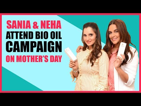 Neha Dhupia & Sania Mirza attend Bio Oil Campaign on the occasion of Mother's Day