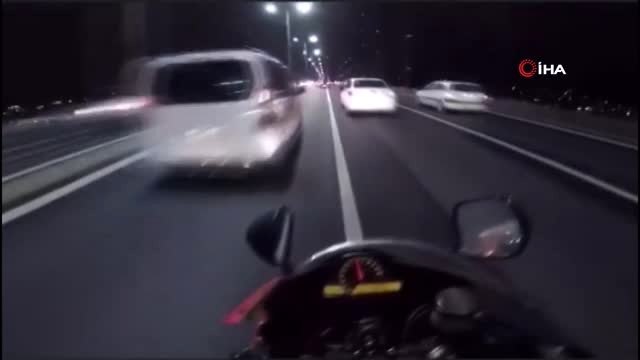 15 Temmuz Şehitler Köprüsü'nde Makas Terörü Kamerada