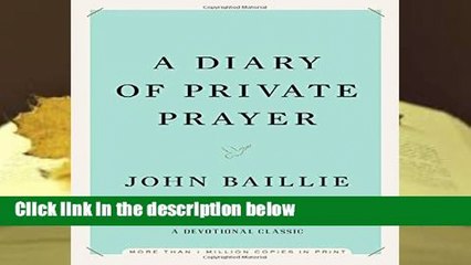 Full version  A Diary of Private Prayer  Review
