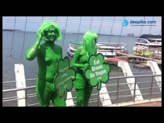 സസ്യാഹാരികളാകാനുള്ള സന്ദേശം പങ്കുവെച്ച് പേറ്റ സംഘടന