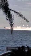 Ce lundi 13 mai, le "Mistral" et "le Club Med 2" se sont croisés à Nice