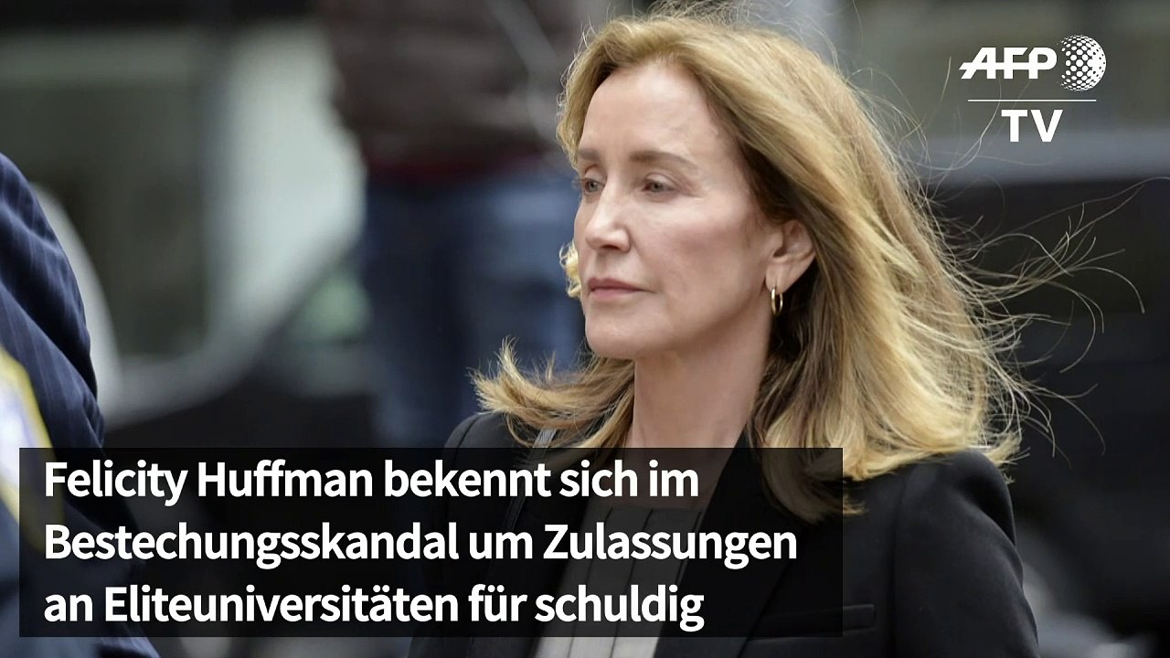 Uni-Bestechungsskandal: Felicity Huffman bekennt sich schuldig