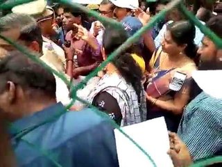 Physical Training Staff Protest During State School Sports Meet 2018 | Deepika News