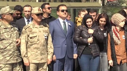 Hakkari'de Şehit Asker İçin Tören