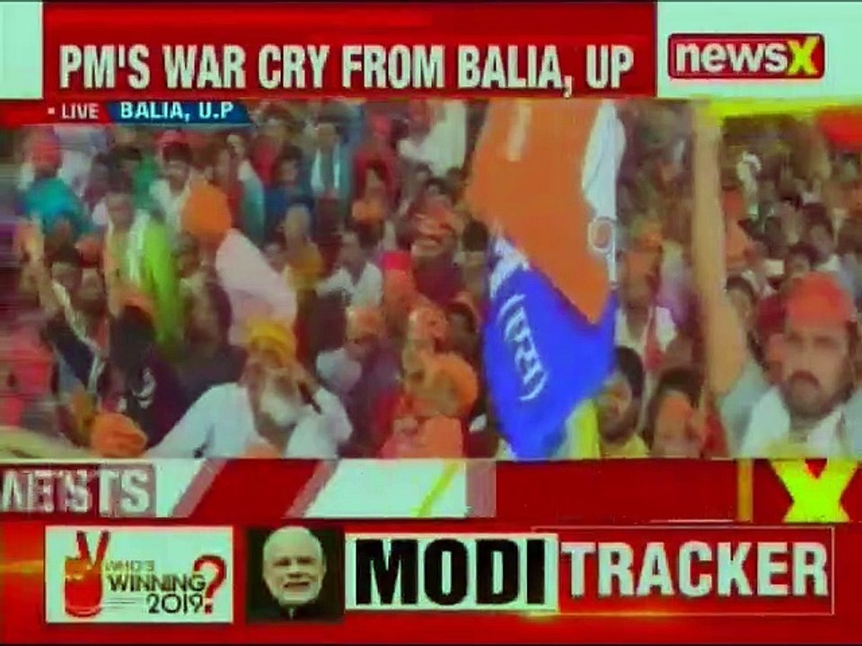 PM Narendra Modi addresses rally in Balia, Uttar Pradesh; launches attack at Mahagathbandhan