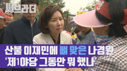 강원도 산불 현장 찾았다가 이재민에 뼈 맞은 나경원 원내대표 [C브라더]