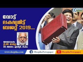 Union Budget 2019: What Does Modi's Final Budget Give? Analysis By TC Mathew | Deepika News