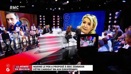 Le monde de Macron : Marine Le Pen a proposé à Eric Zemmour d'être candidat RN aux élections européennes - 14/05