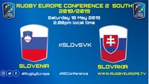 SLOVENIA / SLOVAKIA - RUGBY EUROPE CONFERENCE 2 SOUTH 2018/2019