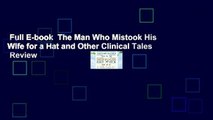 Full E-book  The Man Who Mistook His Wife for a Hat and Other Clinical Tales  Review