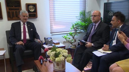 Bozkır'ın, ABD'nin Ankara Büyükelçiliği Maslahatgüzarı Hovenier'i kabulü - TBMM